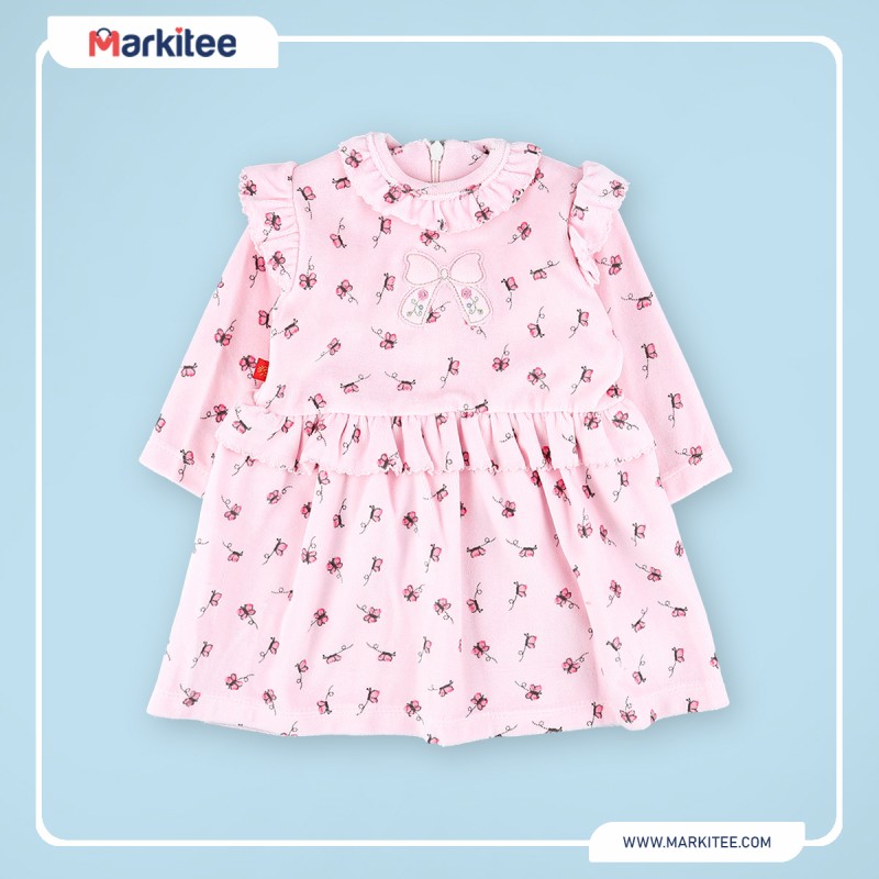 pink-butterfly-printed-dress-NL-0425B-R2